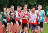 Arthur_Vansteenkiste_BK1 Arthur Vansteenkiste neemt initiatief tijdens tactische 1500m race