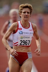 BKMAs_Debaets Corinne Debaets: deze keer zilver in de 1500m. (Foto: Luc DEQUICK)