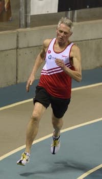 BKMas-Houry Snelle chrono en 200m-titel voor Raymond Houry. (Foto: Johnny DE CEULAERDE)