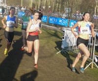 BKx-Steffens Elke Steffens in de korte cross. (Foto: Catherine W)