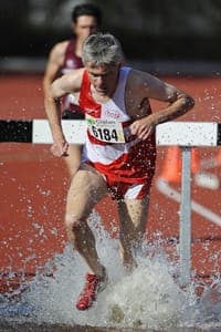 Huberland_BKMas Thierry Huberland in de steeple: de sub 12-komt er nog aan. (Foto: Luc DEQUICK)
