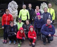 Olmen_Groep De DCLA-joggers in Olmen. (Foto: Marc B)