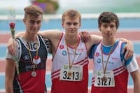 Sch-speer Speerwerper Lucas Grobbel met cadettenzilver. (Foto: Tomas SISK)