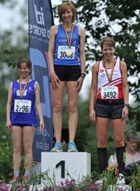 Wouters-Liesbeth-5000m Liesbeth Wouters met brons in de 5000m. (Foto: Johnny DE CEULAERDE)