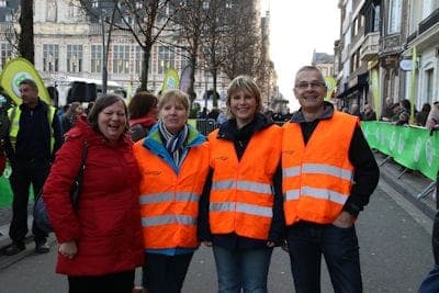 helpers Vele helpende handen maken het geheel tot een succes (Foto Hugo D)