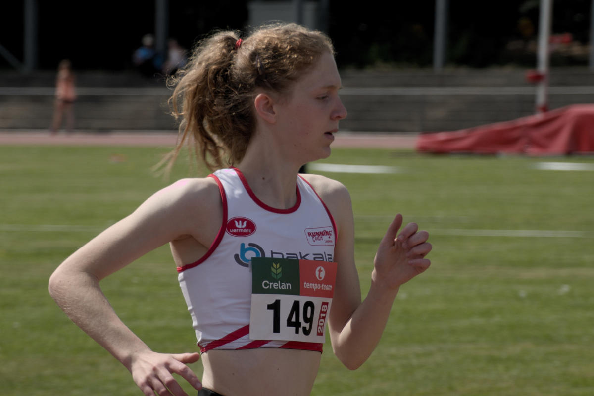 Hanne op weg naar winst in tactische 1500m race Hanne op weg naar winst in tactische 1500m race