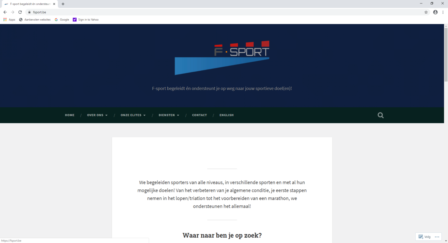 Op fsport.be vind je meer info. Op fsport.be vind je meer info.