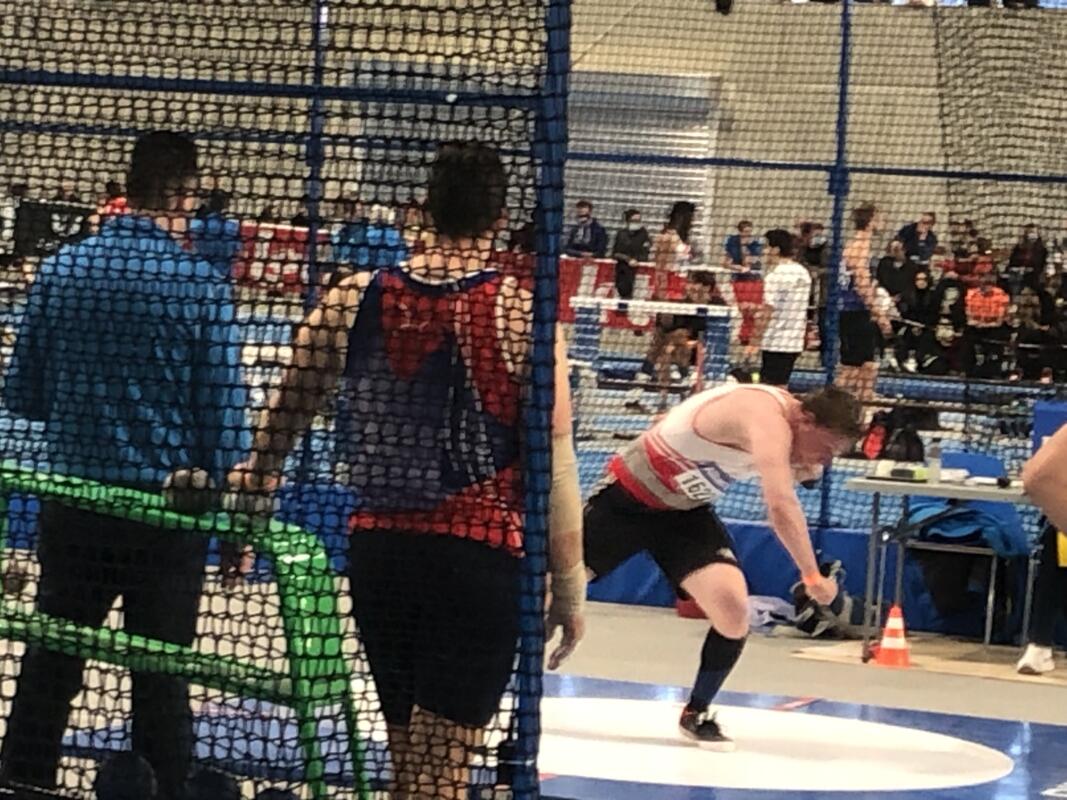 Kasper Verbeylen knap 5° op BK Indoor. Kasper Verbeylen knap 5° op BK Indoor.