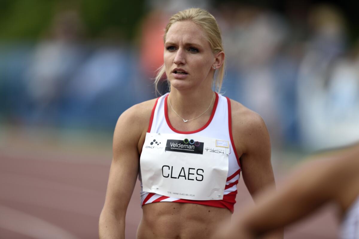 WK-limiet voor Hanne Claes. WK-limiet voor Hanne Claes.